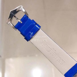 Louis Vuitton Luxury Diamond Dial Watch For Women Blue