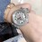 Louis Vuitton Luxury Diamond Dial Watch For Women Green