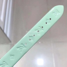 Louis Vuitton Luxury Diamond Dial Watch For Women Green