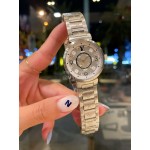 Louis Vuitton Tambour Slim Series New Steel Strap Watch 