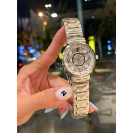 Louis Vuitton Tambour Slim Series New Steel Strap Watch 