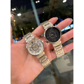 Louis Vuitton Tambour Slim Series New Steel Strap Watch 