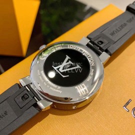Louis Vuitton Tambour Horizon Monogram White Smart Watch Black
