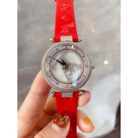 Louis Vuitton New 316l Fine Steel Case Diamond Dial Watch For Women