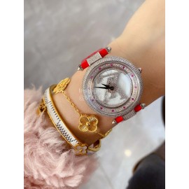 Louis Vuitton New 316l Fine Steel Case Diamond Dial Watch For Women