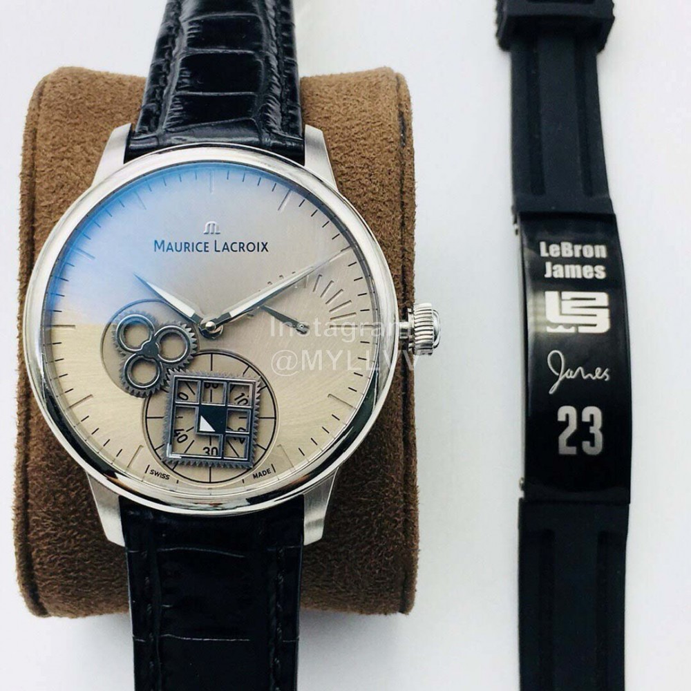 Maurice Lacroix Am Factory Leather Strap Watch
