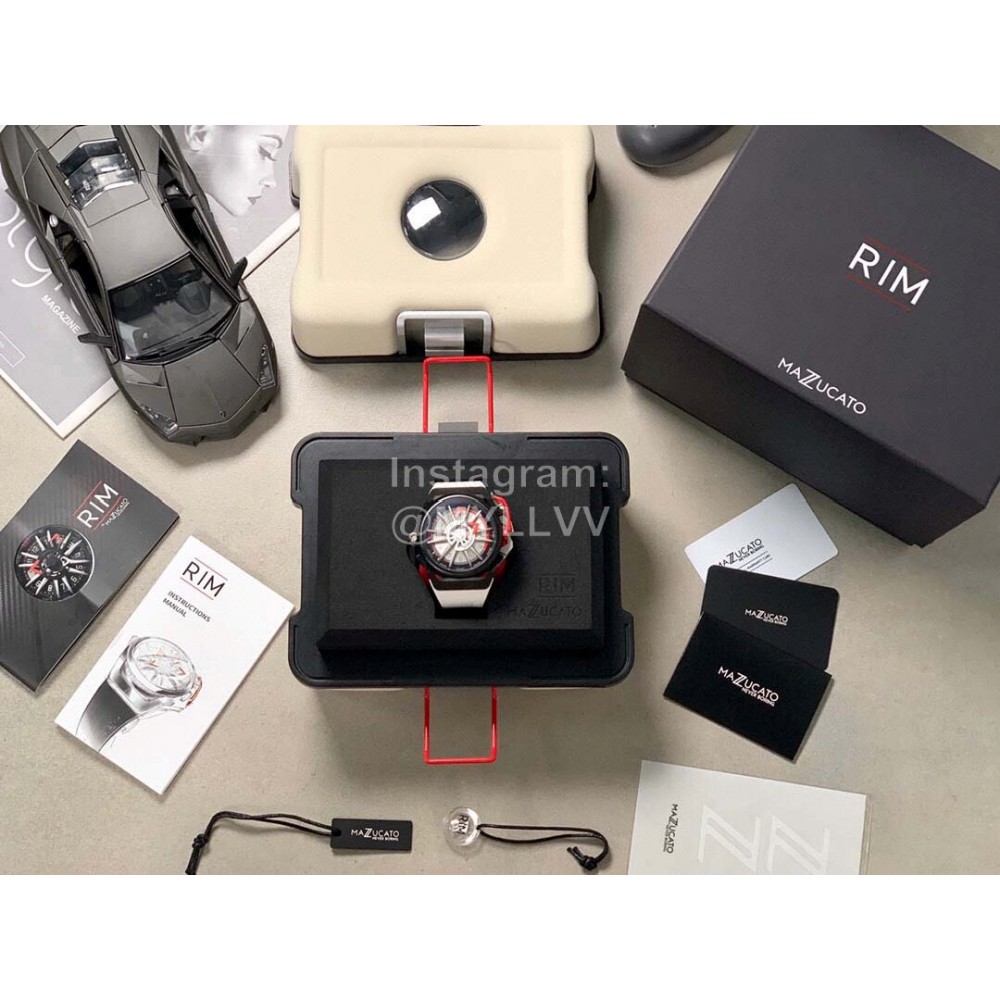 Mazzucato Rim New Rubber Strap Watch