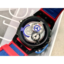 Mazzucato Rim Rubber Strap Watch Red
