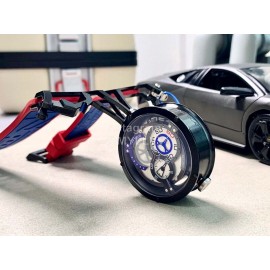 Mazzucato Rim Rubber Strap Watch Red