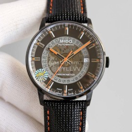 Mido Commander Gradient Black Strap Waterproof Watch