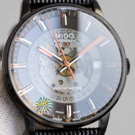 Mido Commander Gradient Black Strap Waterproof Watch