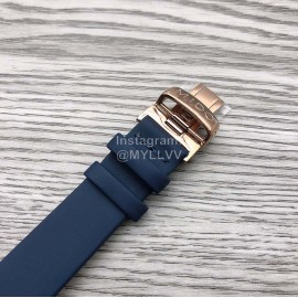 Mido Sapphire Crystal Leather Strap Watch For Women Navy