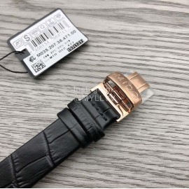 Mido Sapphire Crystal Black Leather Strap Watch For Women 