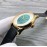 Mido Sapphire Crystal Leather Strap Watch For Women Green