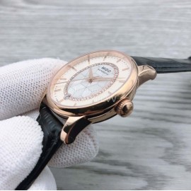 Mido New Sapphire Crystal Leather Strap Watch For Women