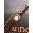 Mido Fashion Sapphire Crystal Leather Strap Watch For Women 