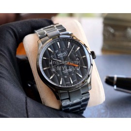 Mido 42mm Dial Sports Leisure Mechanical Watch Black