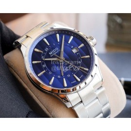 Mido 42mm Dial Steel Strap Sports Leisure Mechanical Watch