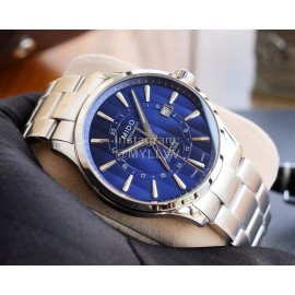 Mido 42mm Dial Steel Strap Sports Leisure Mechanical Watch