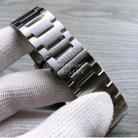 Mido Waterproof Sapphire Crystal Mechanical Watch For Men Silver