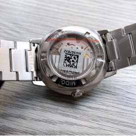 Mido Waterproof Sapphire Crystal Mechanical Watch For Men Silver