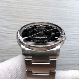 Mido Waterproof Sapphire Crystal Mechanical Watch For Men Silver