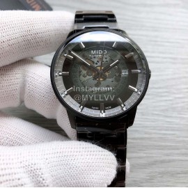 Mido Waterproof Sapphire Crystal Mechanical Watch For Men Black