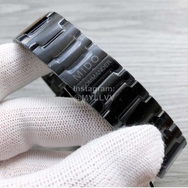 Mido Waterproof Sapphire Crystal Mechanical Watch For Men Black