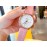 Mido Ultra Thin Case Leather Strap Watch For Women Pink