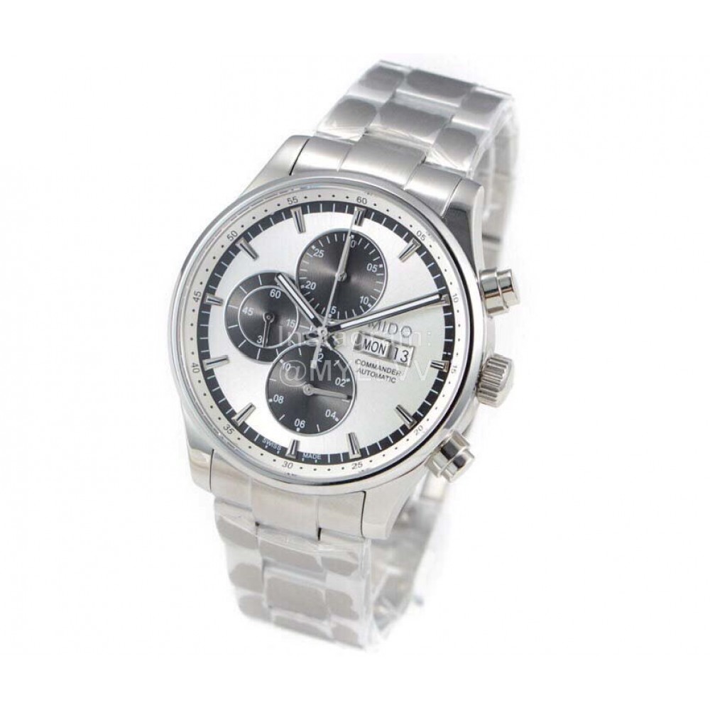 Mido New 316l Refined Steel Multifunctional Watch