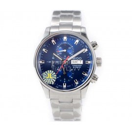 Mido 316l Refined Steel Multifunctional Watch Navy