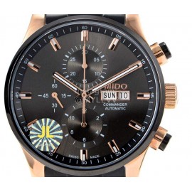 Mido 316l Refined Steel Multifunctional Watch Black