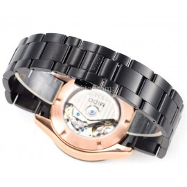 Mido 316l Refined Steel Multifunctional Watch Black