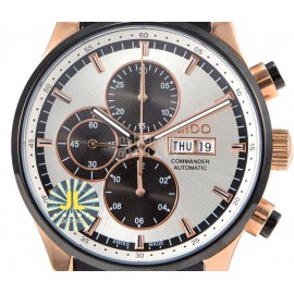 Mido Rose Gold 316l Refined Steel Multifunctional Watch