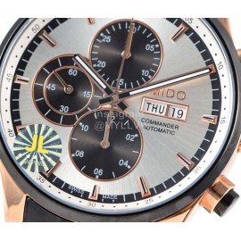 Mido Rose Gold 316l Refined Steel Multifunctional Watch