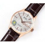Mido New 42mm Dial Leather Strap Mechanical Watch