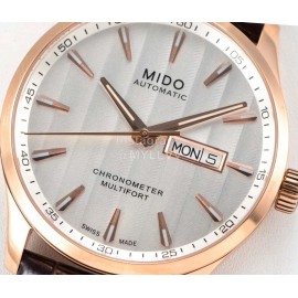 Mido New 42mm Dial Leather Strap Mechanical Watch