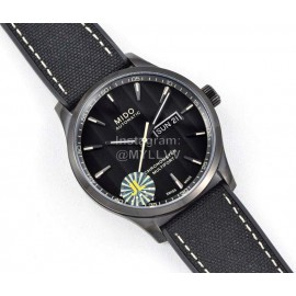 Mido 42mm Dial Black Strap Mechanical Watch