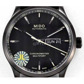 Mido 42mm Dial Black Strap Mechanical Watch