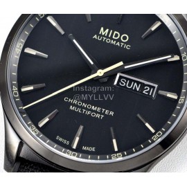 Mido 42mm Dial Black Strap Mechanical Watch