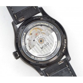 Mido 42mm Dial Black Strap Mechanical Watch