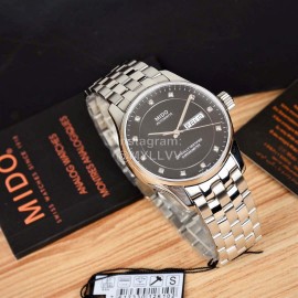 Mido Sapphire Crystal Waterproof 100m Black Dial Watch