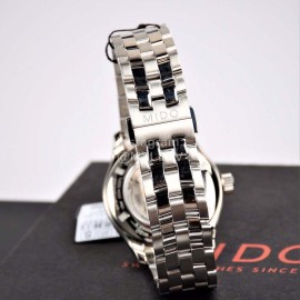 Mido Black Dial Sapphire Crystal Waterproof 100m Watch