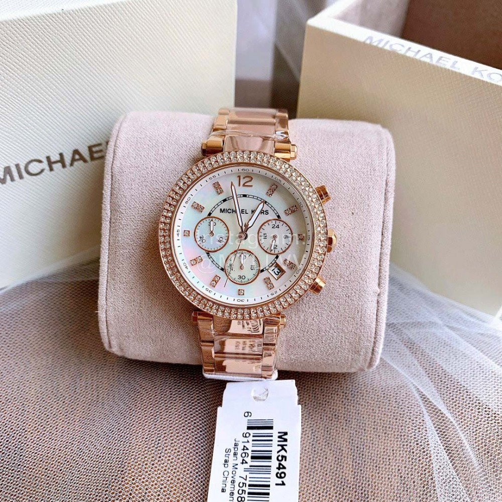 Michael Kors 38mm Dial Steel Strap Watch Mk-5491