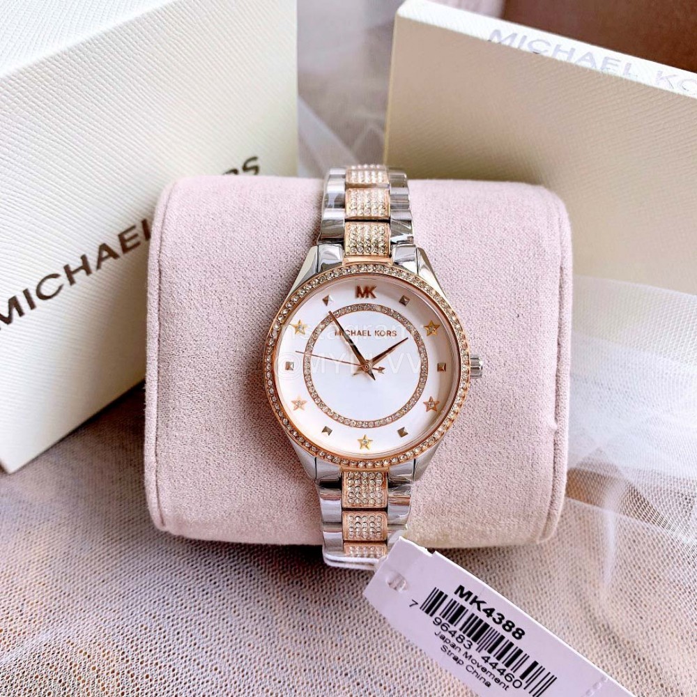 Michael Kors 34mm Dial Steel Strap Watch Mk4388