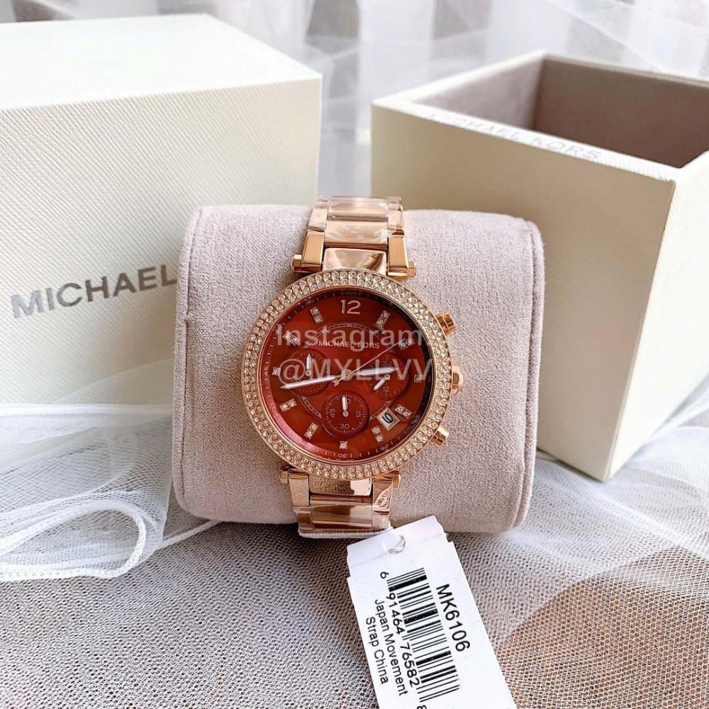 Michael Kors 38mm Dial Steel Strap Watch Mk-6106