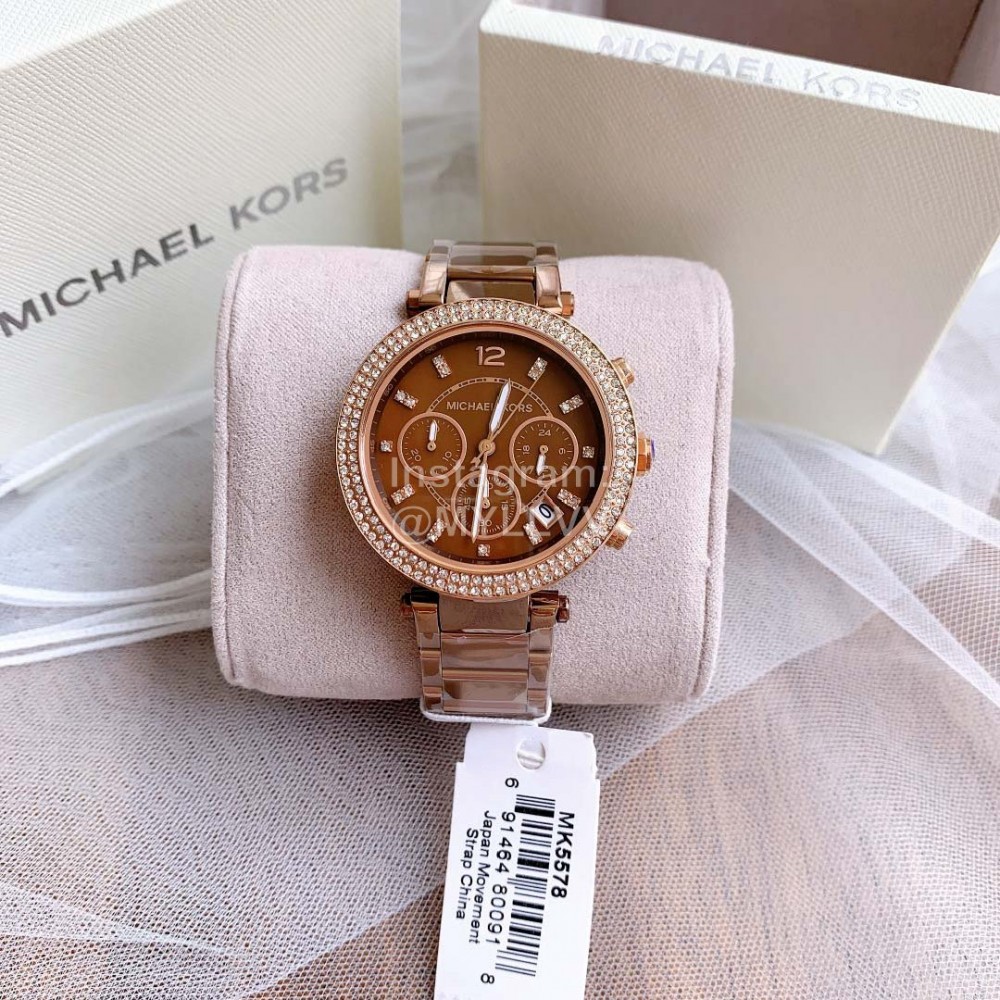 Michael Kors 39mm Dial Steel Strap Watch Mk-5578