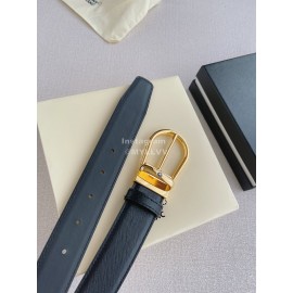 Montblanc Calf Leather Gold Pin Buckle 35mm Belt Black