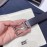 Montblanc New Calf Leather Silver Pin Buckle 34mm Belt For Men