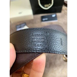Montblanc Calf Leather Gold Pure Copper Buckle 32mm Belt